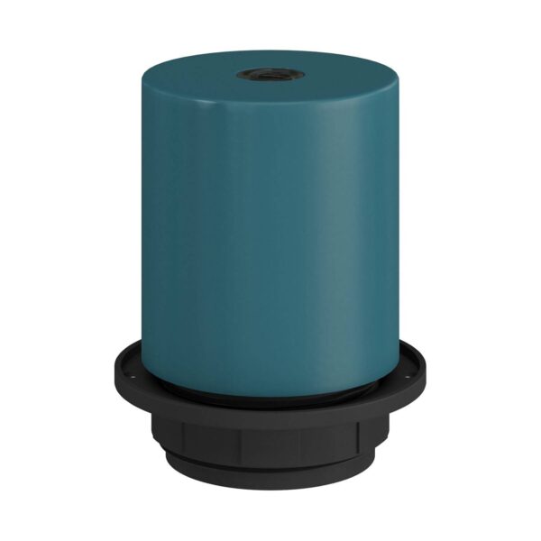 E27 Lampeholder for skjerm med skjult kabelklemme – Petrol - Bilde 3