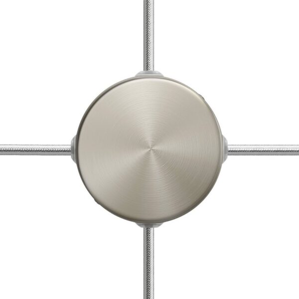 Børstet Titan – Koblingsboks / Takboks (Mini Ø83) for sideveis kabler