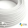 Utendørs IP65 Stoffledning (Hvit) 2x1mm2 H05RN-F tekstiltrukket gummiledning