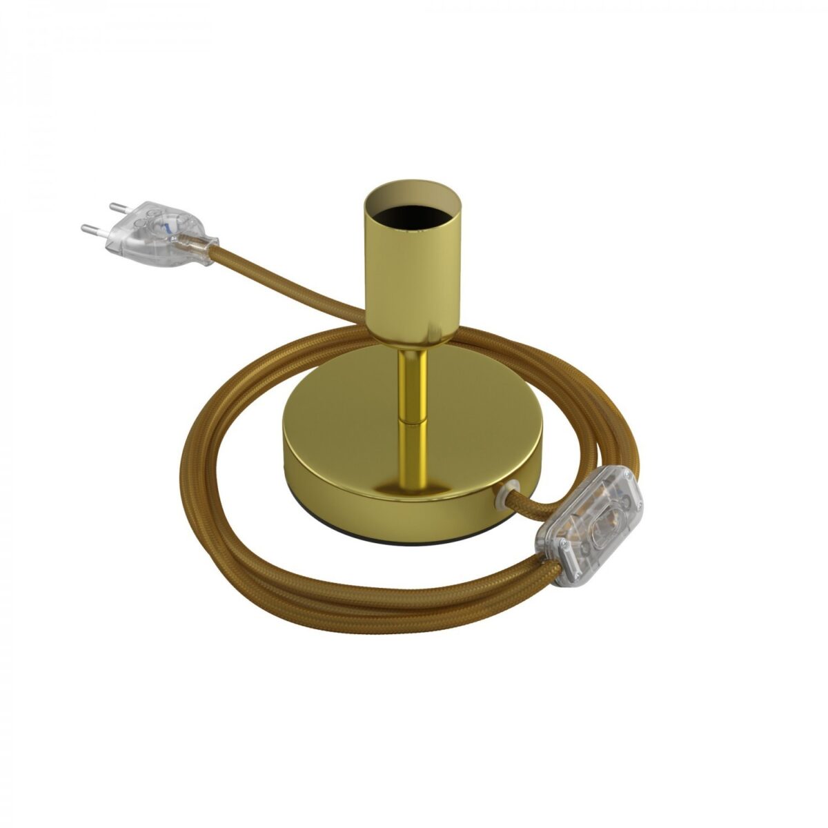 Antikk Gull Stoffledning | Rund | 3x0.75mm2 (2 + jord) - Bilde 3