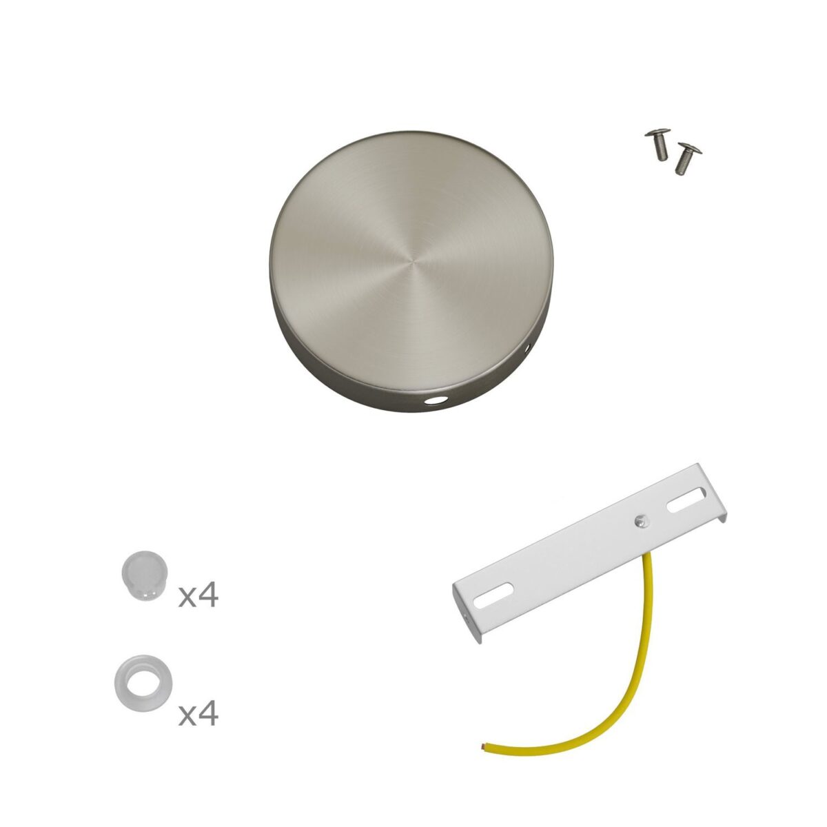 Børstet Titan – Koblingsboks / Takboks (Mini Ø83) for sideveis kabler - Bilde 3