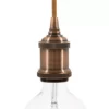 Rustikk Vintage Lampeholder E27 – Kobber