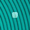 Smaragd lampeledning – rund stoffledning inkl. jord