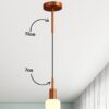 Forlenget Kabelklemme til Lamper 7/15cm - Metall