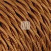Whisky/Kobber Stoffledning | Tvinnet | 2x0.75mm2 (uten jord)