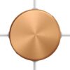 Børstet Kobber – 4 hull Koblingsboks/Takboks (Ø120mm) For Sideveis Kabler