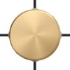Børstet Messing – 4 hull Koblingsboks/Takboks (Ø120mm) For Sideveis Kabler