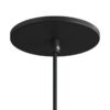 Taklokk og Vegglokk M10 med pendelfeste Ø126mm - Matt Svart Metall