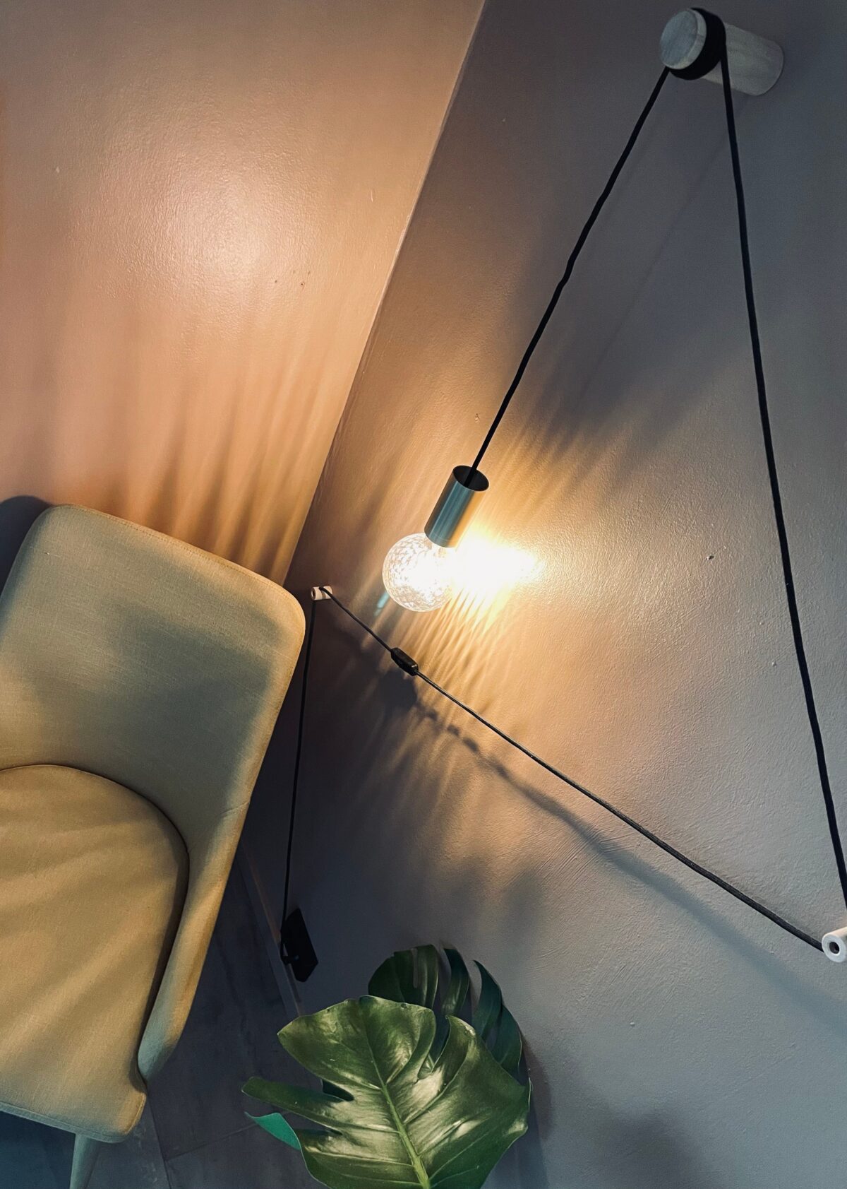 Drapering Treverk - Til å drapere eller henge opp lampe fra tak/vegg - Bilde 4