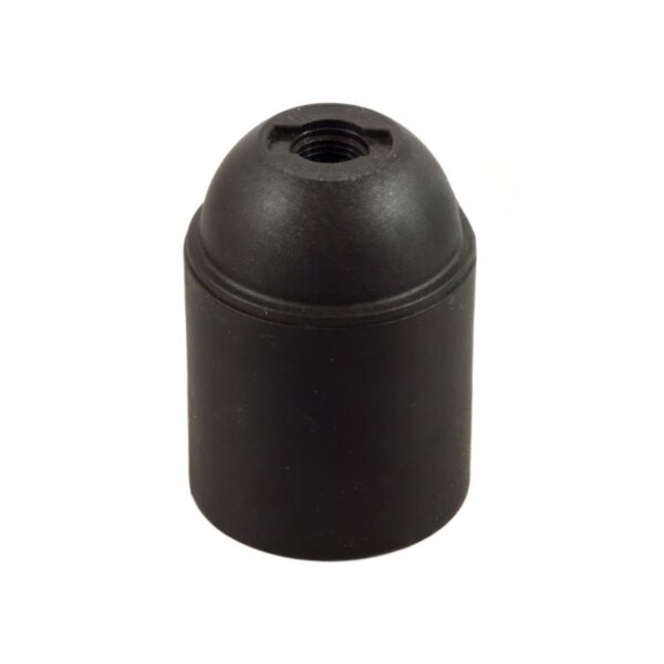 Termoplast E27 sokkel - Svart