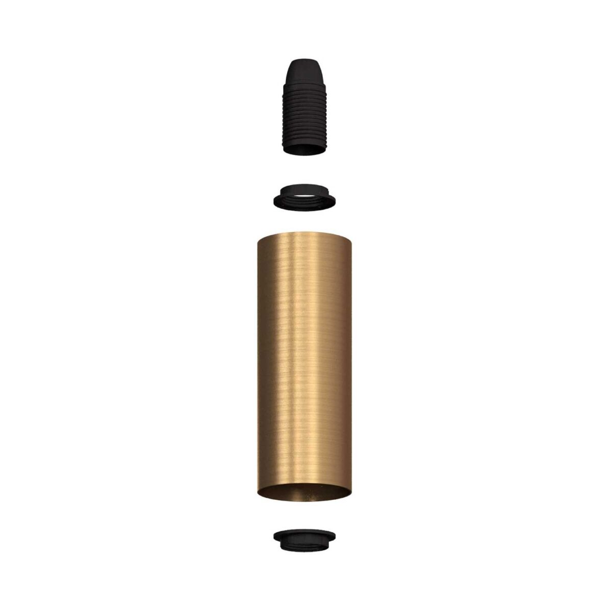 Tubo XL Børstet Messing - Lampesokkel Spotlight, E14 - Bilde 3