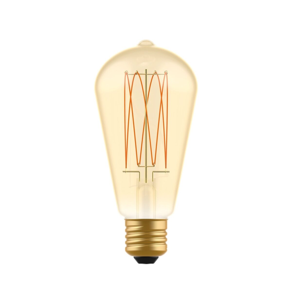 E27 Carbon, Edison, Dim, CRI 80 ST64 7W 640Lm 2700K