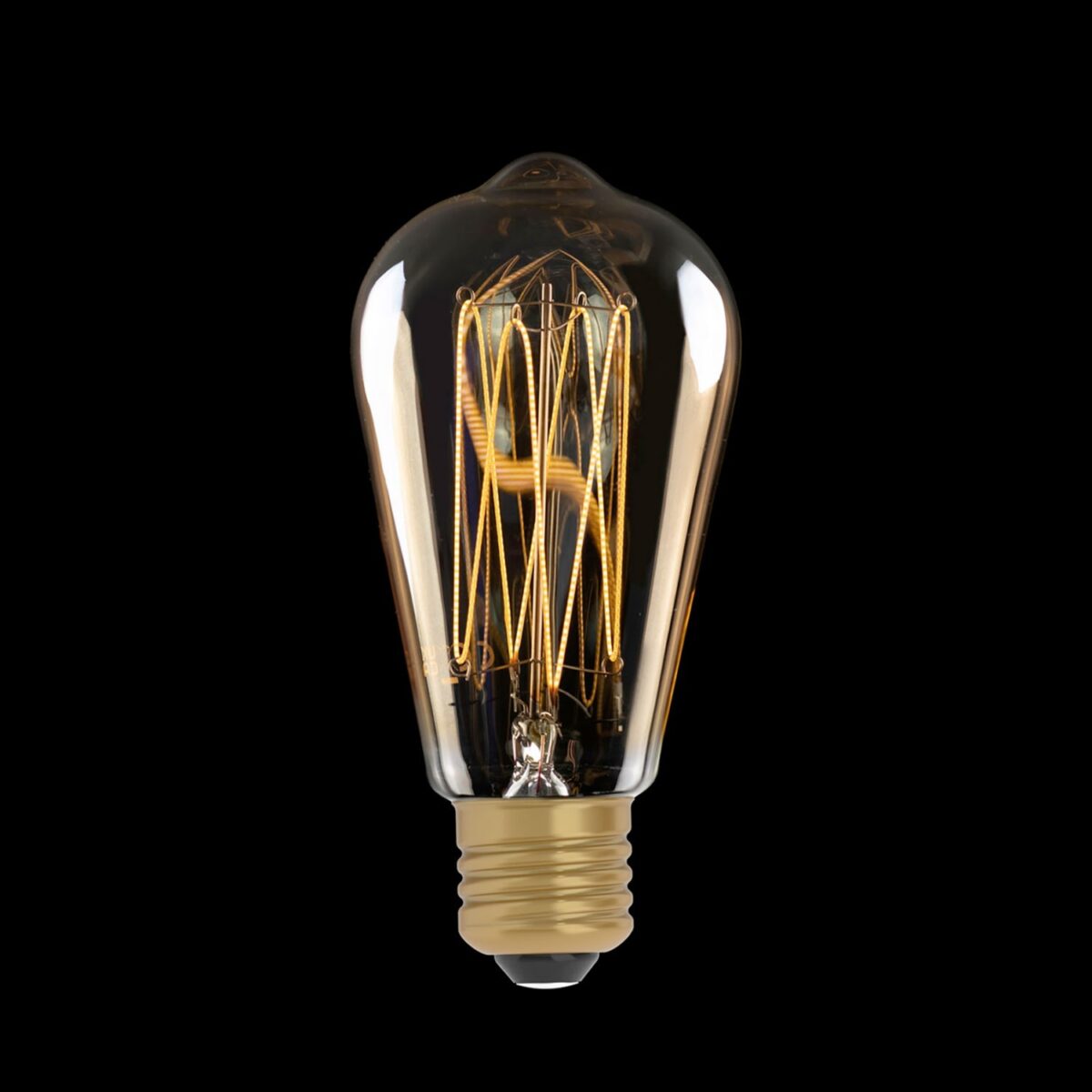 E27 Carbon, Edison, Dim, CRI 80 ST64 7W 640Lm 2700K - Bilde 2