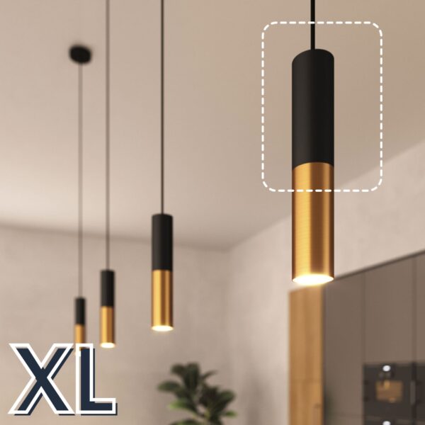 Tubo XL Svart - Lampesokkel Spotlight, E14