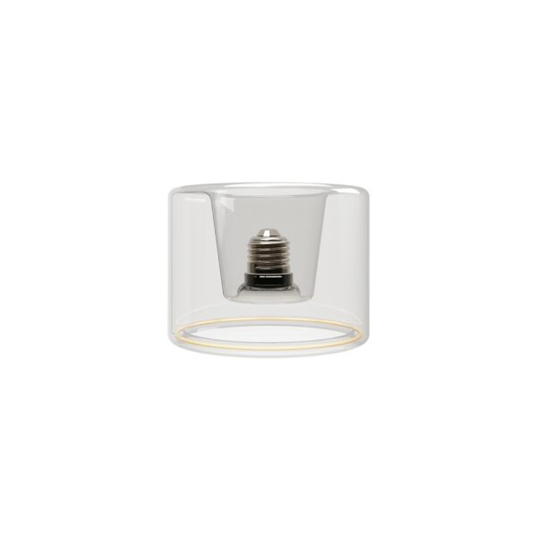 G03 Halo Lampeskjerm Lyspære - Klart glass, Ø120mm, 2200K