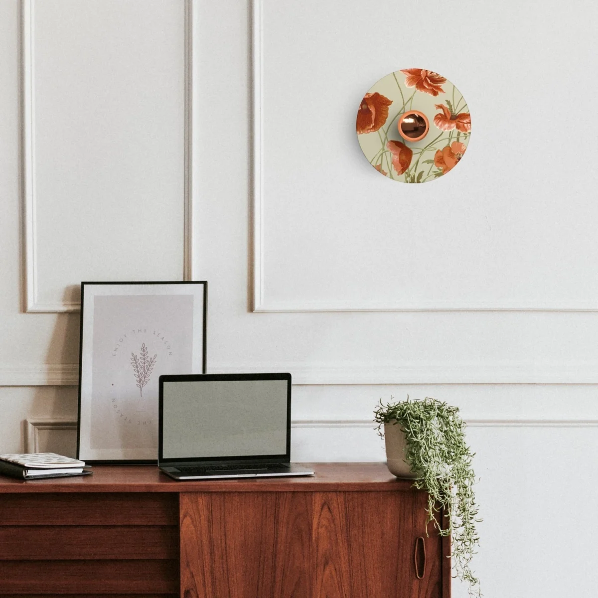Botanical Papaver – Ø240 Flat Lampeskjerm Inne/Ute