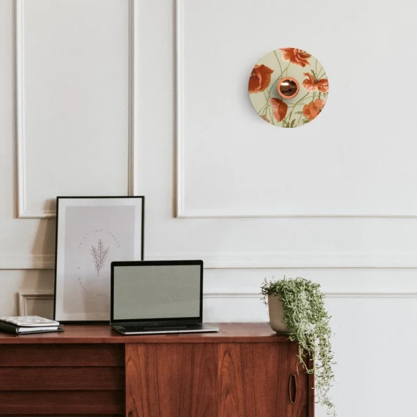 Botanical Papaver – Ø240 Flat Lampeskjerm Inne/Ute