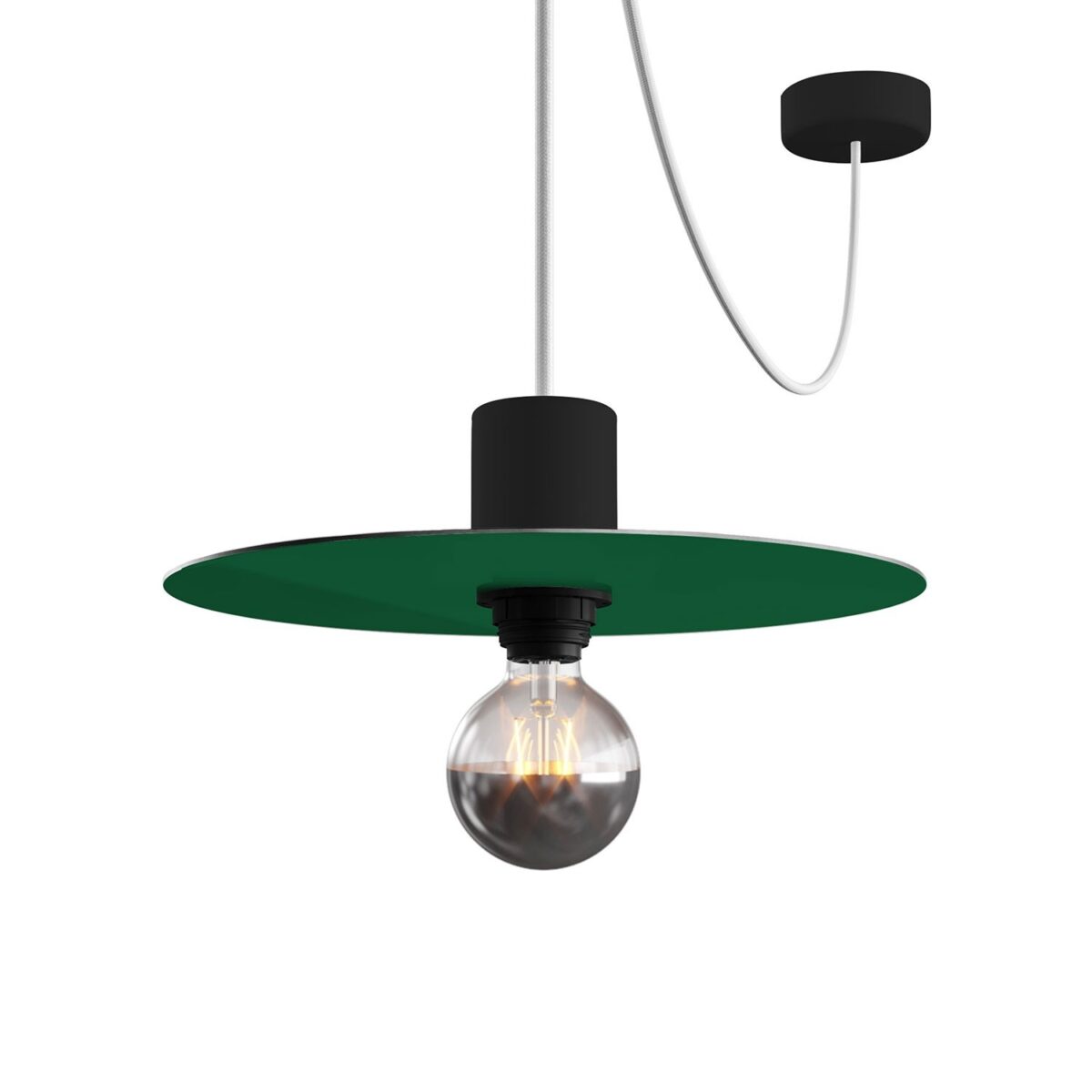 Light green/Lemon yellow – Ø240 Flat Lampeskjerm Inne/Ute - Bilde 4
