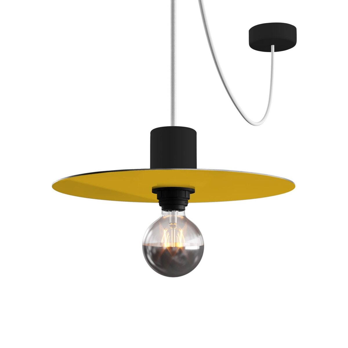 Light green/Lemon yellow – Ø240 Flat Lampeskjerm Inne/Ute - Bilde 6