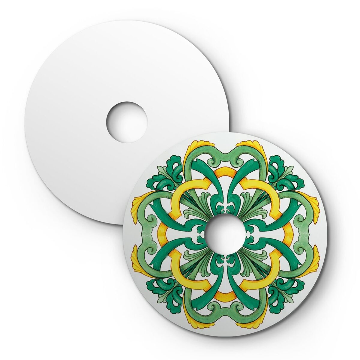 Majolica Yellow/Green – Ø240 Flat Lampeskjerm Inne/Ute - Bilde 9