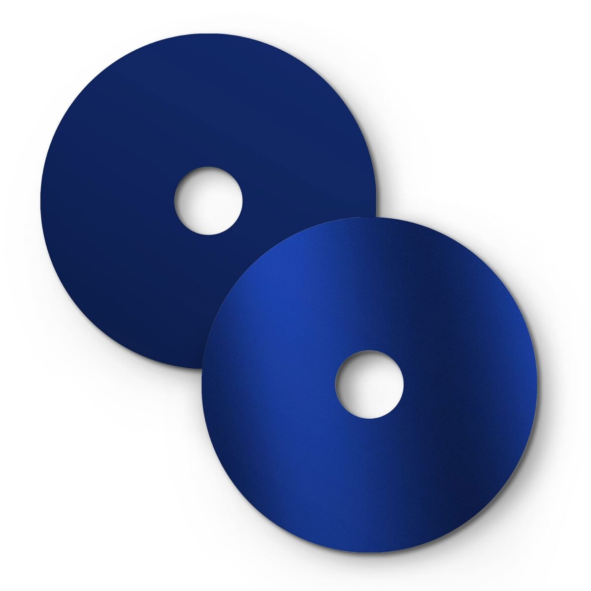 Glossy blue/Matt blue – Ø240 Flat Lampeskjerm Inne/Ute