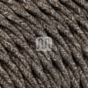 Lin Brun Stoffledning | Tvinnet | 2×0.75mm2 (uten jord)