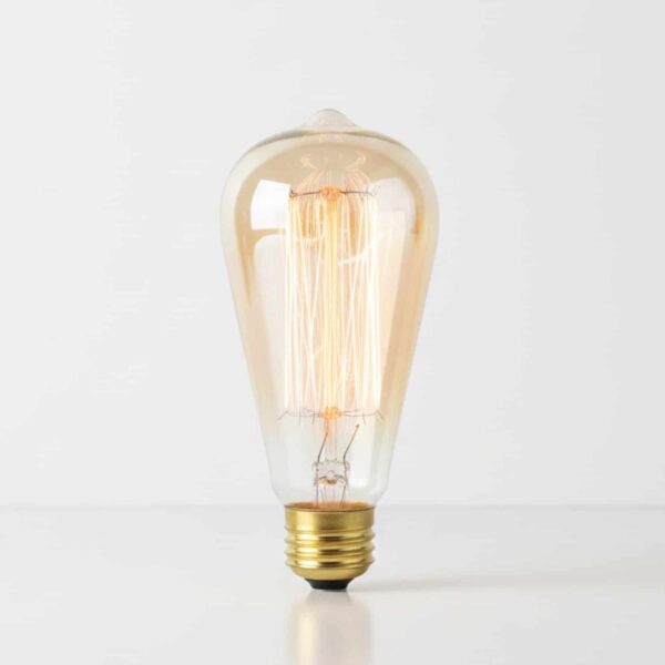 ST64 Filament 40W Glødetråd Dekorpære - Retro glødetråd