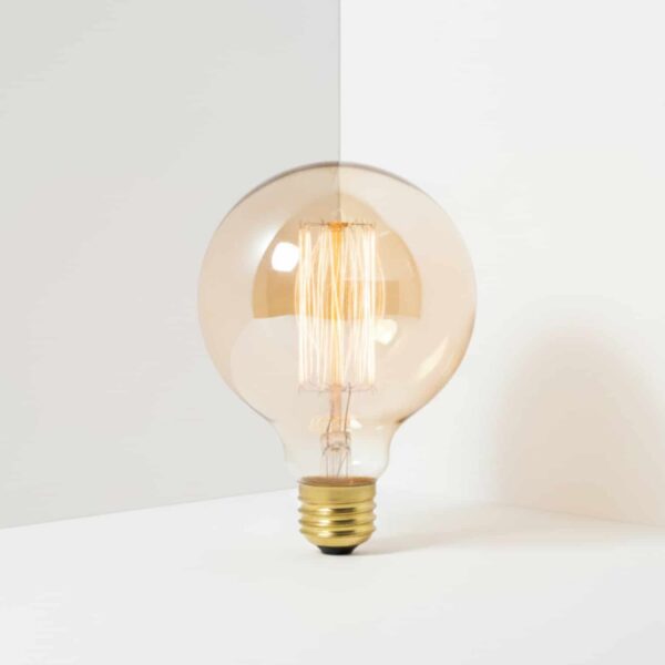 G95 Globe Filament 40W Glødetråd Dekorpære - Retro glødetråd