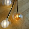 Glasskuppel Ø80mm Klar/Rav Glass - G4