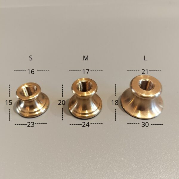 M10 Messing Koblingsstykke - Avstandsstykke for sokkel
