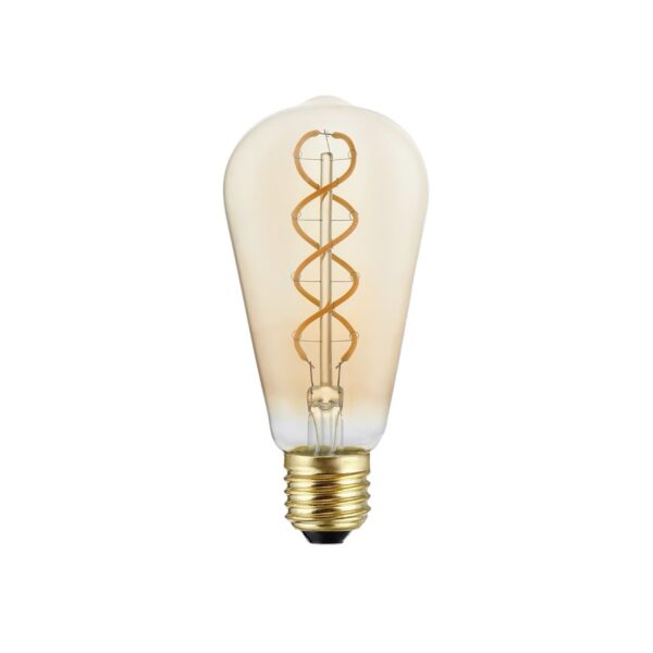 5V Lyspære Edison ST64,  Dimbar, 1,3W, E27, 2500K