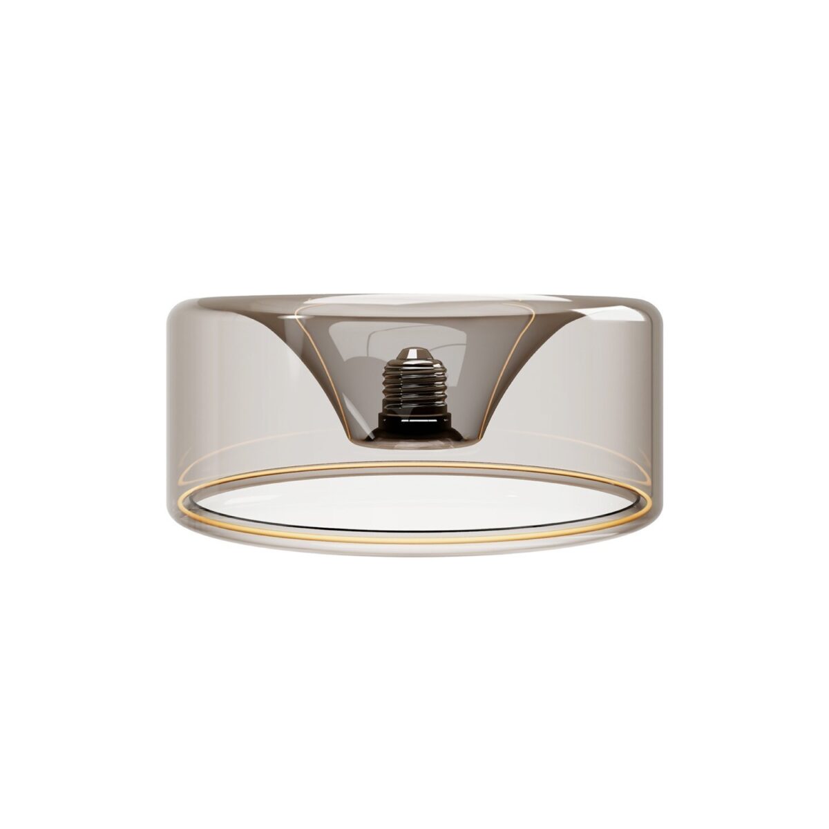 G12 Halo Lampeskjerm Lyspære – Smoky, Ø195mm, Dim, 6W, E27 1900K