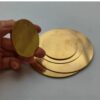 Messingplate Rund - Disk av messing