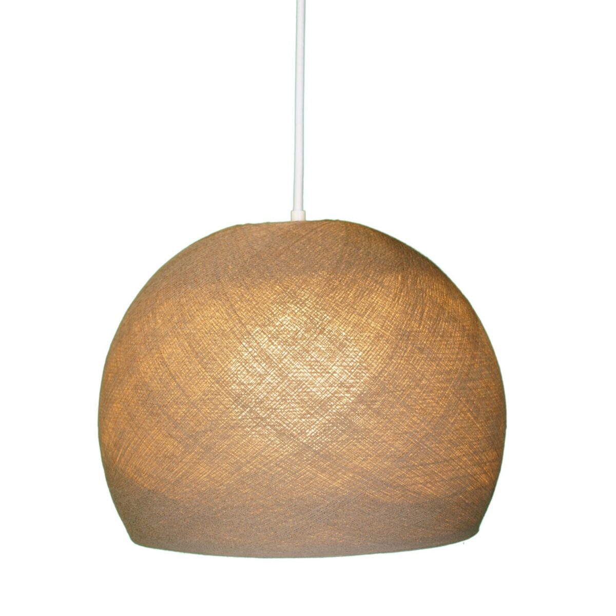 Fibra Cappuccino – Dome Lampeskjerm av Fiber - Bilde 2