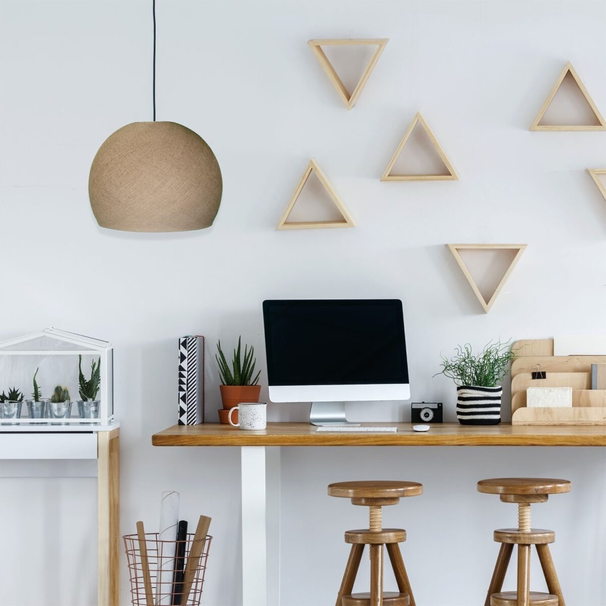 Fibra Cappuccino – Dome Lampeskjerm av Fiber - Bilde 3