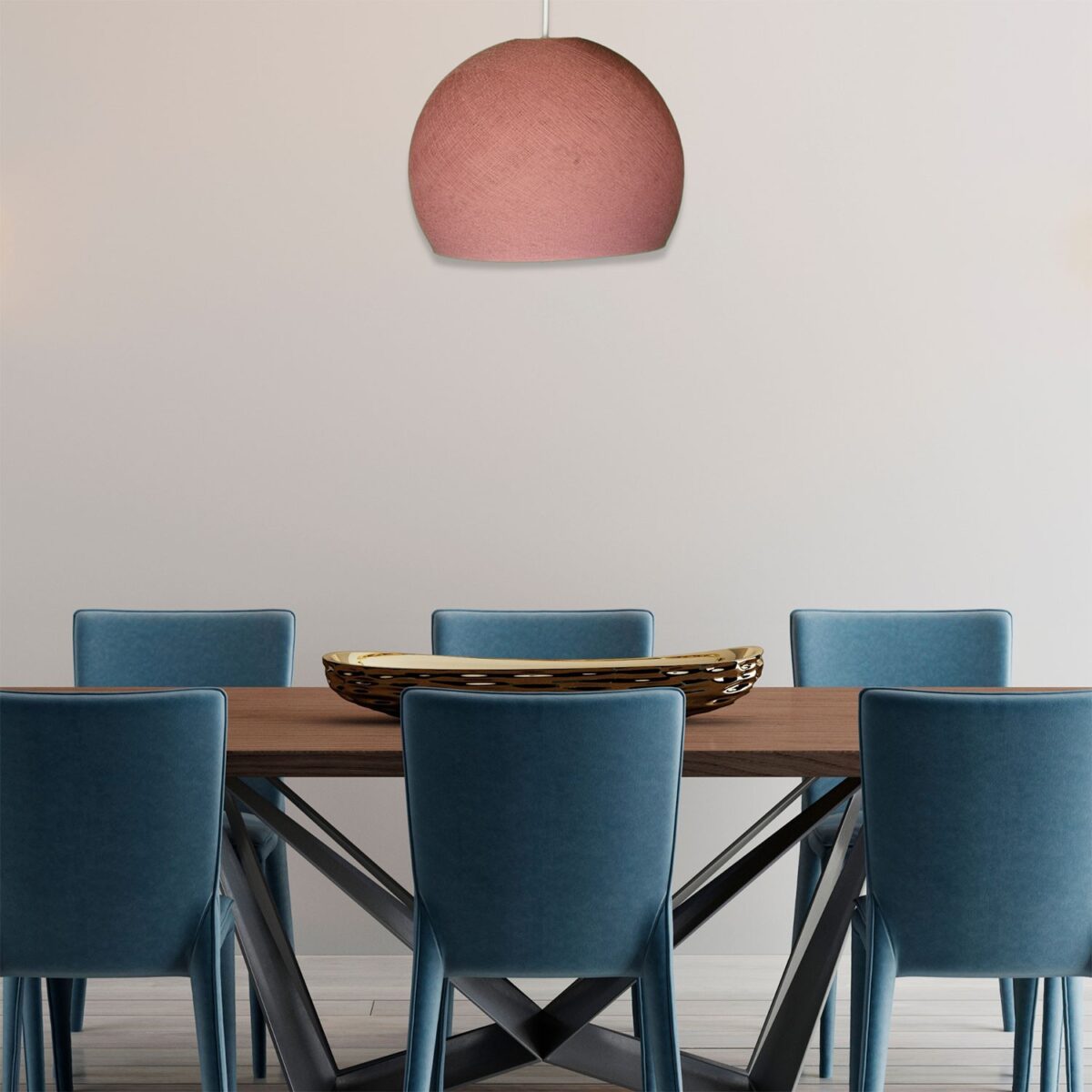 Fibra Dusty Pink – Dome Lampeskjerm av Fiber - Bilde 2