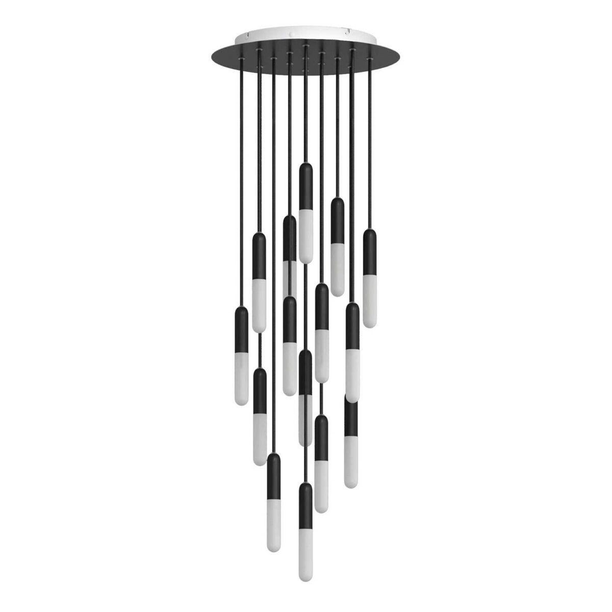 Tube XL - 15 x pendler / Ø400 Lysekrone - Bilde 4