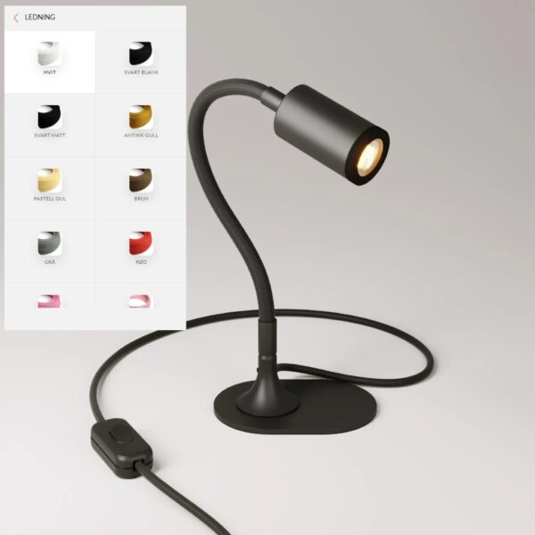 Bygg Din Flex-Bøy Bordlampe