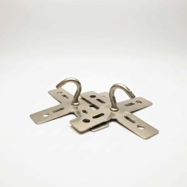 Tak krok m/brakett for lampe/lysekrone