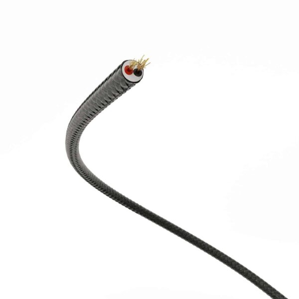 DC Lav-volt Svart Stoffledning ~48V - Bilde 3
