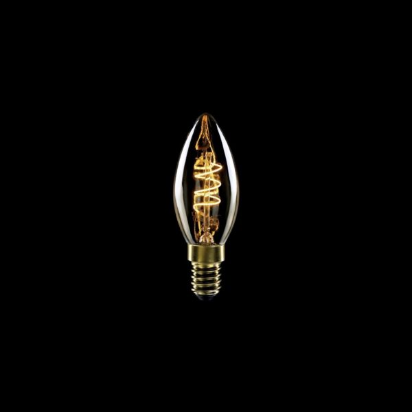 Alternative view of E14 Carbon Candle C35 – 1800K RA>80