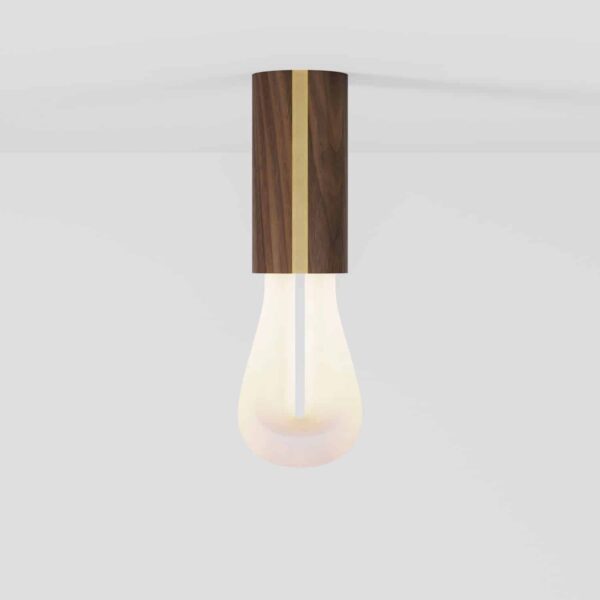 Alternative view of Edda - Taklampe Eik og Messing