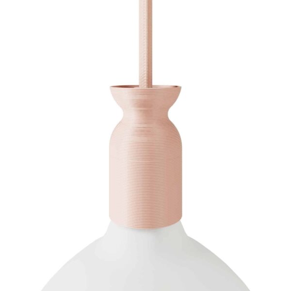 Eggo Antikk Rosa - Resirkulert E27 Sokkel