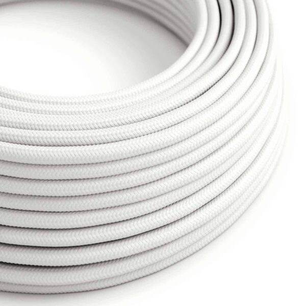 Ultramyk Blank Hvit lampeledning og stoffledning