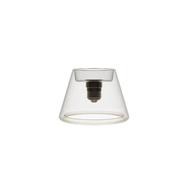 G07 Mini Halo Lampeskjerm Lyspære - Klart glass, Ø120mm, 2200K - Bilde 3