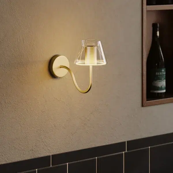 Halo Vegglampe | LED, Ferdig Koblet