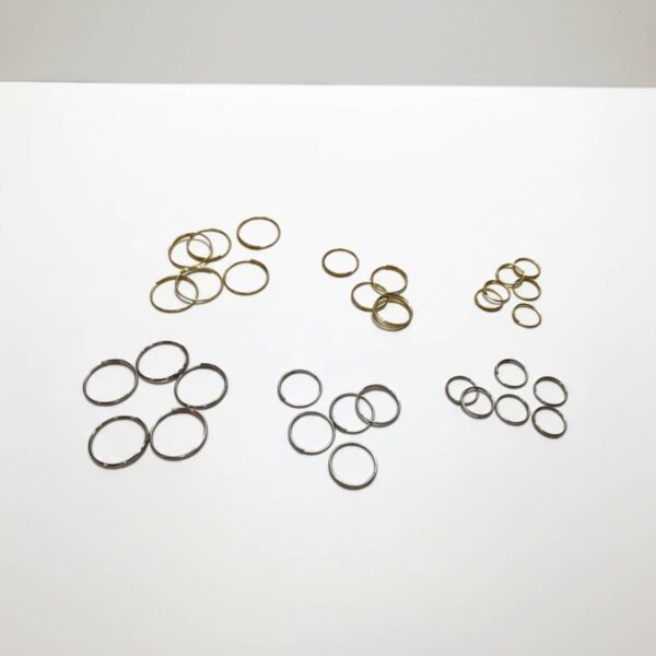 Splitring - Koblingsring for prisme til lysekroner o.l.
