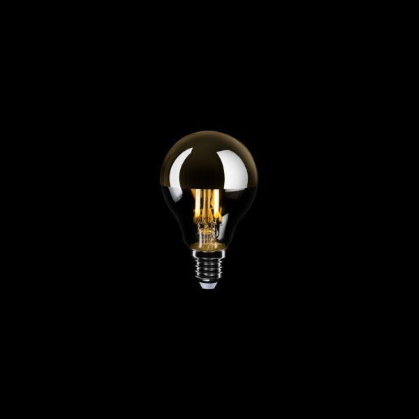 Alternative view of Gull – Toppforspeilet E14, Globe G45, 2700K