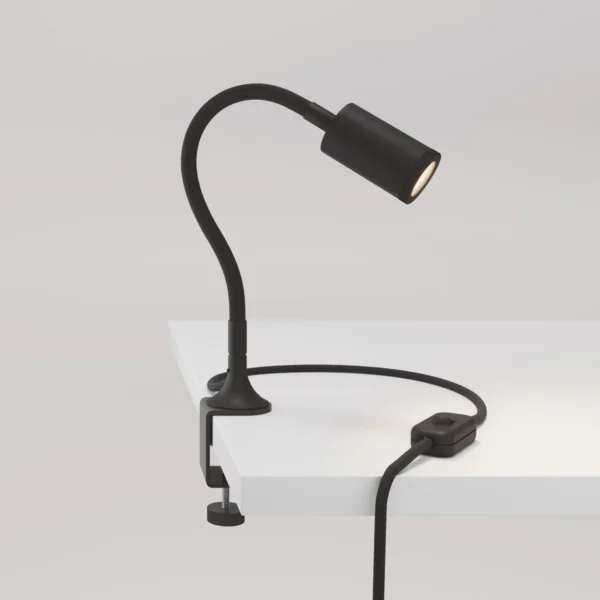 Mag-I Spot bordlampe med bordklemme - Matt sort