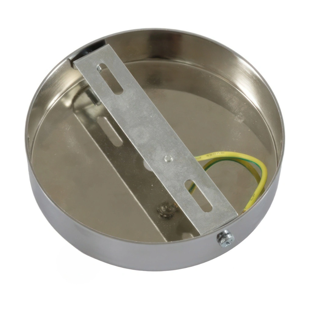 Lampekopp/Baldakin Rund (Ø120) – Chrome - Bilde 5